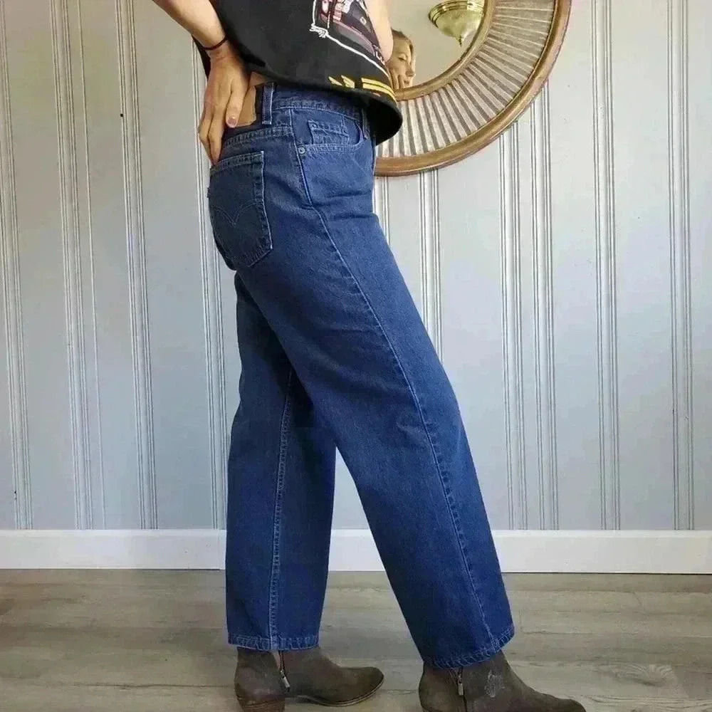 Vintage 70s Levis 577 RARE Low Rise Flared Jeans - 12 - Picture 7 of 10